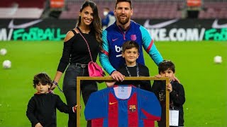 LEO MESSI TRIBUTE by TEAMMATES amp FAMILY 🐐 [upl. by Acila]