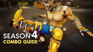 TEKKEN 7  King Combo Guide Season 4 [upl. by Emelen988]