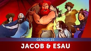 Jacob and Esau  Genesis 25  Bible Story and Sunday School Lesson for kids  Sharefaithkidscom [upl. by Vick]