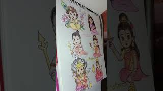 Prayer 🙏 drawing bhakti o palanhare shorts [upl. by Thomson765]