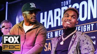 Best of Tony Harrison vs Jermell Charlo II Press Conference  PBC ON FOX [upl. by Annaierb]