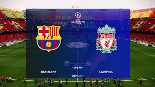 PES 2019  Barcelona vs Liverpool Champions League 1 May 2019 Gameplay [upl. by Adlecirg798]