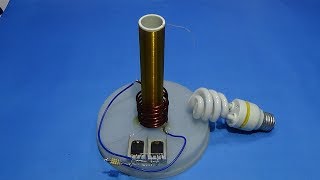 Tesla Coil Project How To Make Tesla Coil at home Easy to Make With D1047 Transistor [upl. by Jehu]