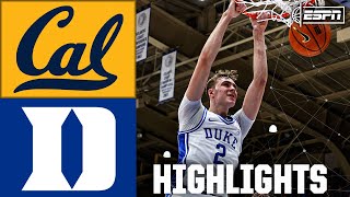 California Golden Bears vs Duke Blue Devils  Full Game Highlights  ESPN College Basketball [upl. by Thibaut]