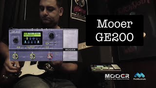 Mooer GE200 Multi FX Processor Demo by Premik Jolly [upl. by Volnak513]