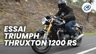 Essai Triumph Thruxton 1200 RS 2020 [upl. by Howlyn801]