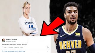 Jamal Murray LEAKS Controversial video with GIRLFRIEND on his Instagram Story IG [upl. by Hasile701]