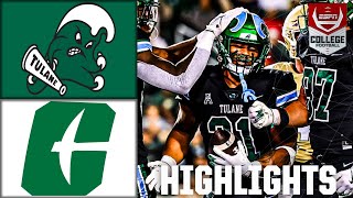 Tulane Green Wave vs Charlotte 49ers  Full Game Highlights  ESPN College Football [upl. by Holbrooke]