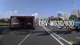 ドライブレコーダー DRVW630630 走行動画  KENWOOD [upl. by Gerrit]