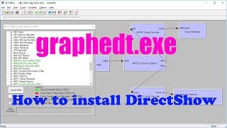 How to Install DirectShow PlatFormSDK graphedtexe [upl. by Tseng13]