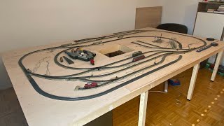 Construction of the Model Train Layout Märklin H0 [upl. by Arik286]