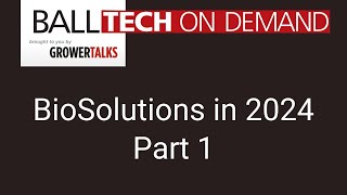 Biosolutions in 2024 Part One ft Koppert’s Jeremy Webber [upl. by Cence]