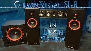 Cerwin Vega SL8 Home Theater Tower Speakers In Depth Review [upl. by Trueman]