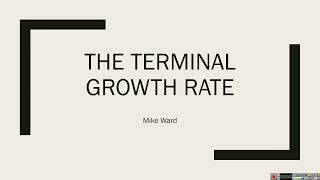 Estimating the terminal value in a DCF valuation [upl. by Imoyn]