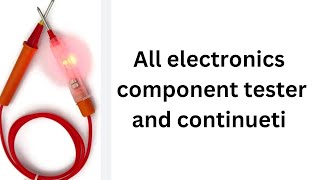 all electronics component tester and continueti [upl. by Ahsitan]