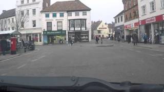 Louth Town Centre  by car [upl. by Trebleht]