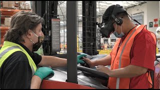 Adecco Staffing Introduces Upskilling with Virtual Forklift Training and Certification [upl. by Eecart]