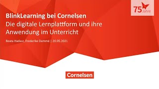 Webinar 0521  EWB  BlinkLearning – die digitale Lernplattform für den DaFUnterricht [upl. by Mycah]