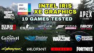 Intel Iris Xe Graphics Gaming Test  2021 [upl. by Htide]