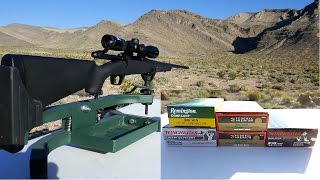 Remington783  Testing accuracy of commercial ammo plus clay pigeon destruction [upl. by Prudy22]