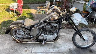 Ironhead Chopper Project Part 1 [upl. by Katheryn565]