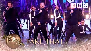 Take That perform Out of Our Heads  BBC Strictly 2018 [upl. by Suoivatnom816]