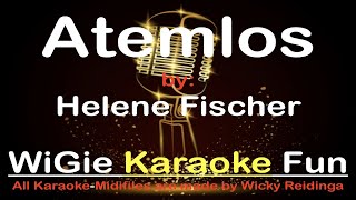 Backingtrack with lyrics Atemlos  Helene Fischer [upl. by Broder]