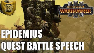 Epidemius Quest Battle Speech [upl. by Ilonka]