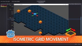 DEMO Isometric GridBased Movement in Godot 2 [upl. by Eniladam206]