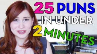 25 puns in under 2 minutes [upl. by Syl774]