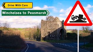 Driving Winchelsea to Peasmarsh [upl. by Eire]