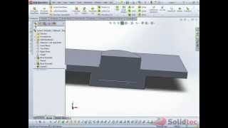 Indentation methods in SolidWorks [upl. by Hniv]