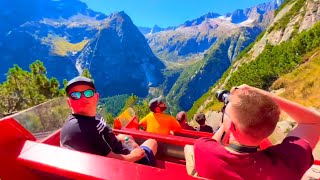 Gelmerbahn  Mountain Roller Coaster🎢 Funicular  Blue lake  Switzerland Guide [upl. by Oza7]