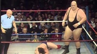 King Kong Bundy makes his WWE debut Championship Wrestling March 16 1985 [upl. by Brigitte537]