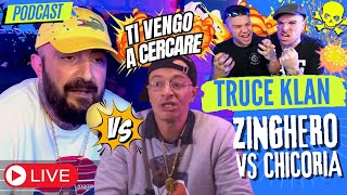 CHICORIA SCAPPA DAL CONFRONTO CON ZINGHERO CHE LO ASFALTA IN LIVE  DIFFAMAZIONE MEZZO STAMPA 🔴 [upl. by Eednahs]