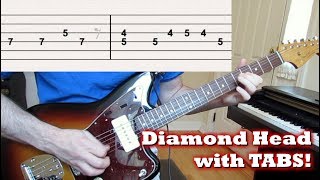 Surf Guitar Diamond Head Ventures cover with tabs [upl. by Niehaus92]