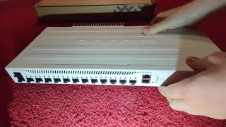 Unboxing and overview of MikroTik CCR20041G12S2XS [upl. by Anirtak650]