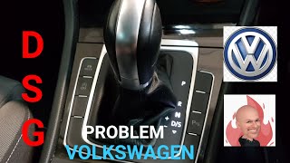 Vw DSG gearbox problem usterka skrzyni biegów a raczej dźwigni [upl. by Tamiko]