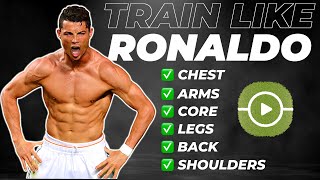 TRAINING LIKE CRISTIANO RONALDO  Full WorkoutStrength Routine [upl. by Levitt]