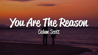 Calum Scott  You Are The Reason Lyrics [upl. by Shawnee]