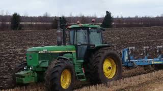 John Deere 4850 amp 3650 Ploughing 2024 [upl. by Austine637]