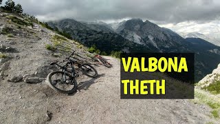 Albanian Alps  Valbona Theth MTB journey  Mountain Biking in Albania [upl. by Dowd]