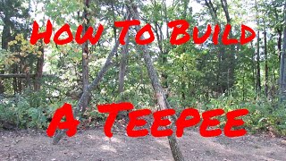 How to build a Simple Teepee Frame [upl. by Gareth]