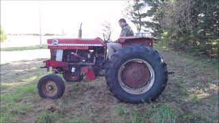 1974 Massey Ferguson 175 Diesel Tractor [upl. by Amethist]