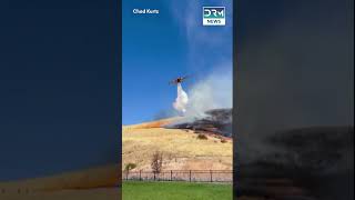 Idaho Wildfire Aerial Fight Against the Flames  DRM News AP1E [upl. by Haman]