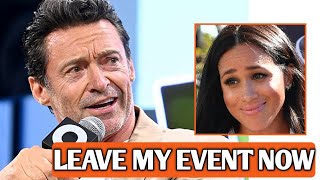 Hugh Jackman Furiously Sends Meghan PourX Tears As He Drives Her OFF Red Carpet Premier Of Deadpool [upl. by Noicpecnoc]