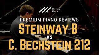 Steinway Model B vs C Bechstein B 212 by Merriam Pianos [upl. by Lohner]