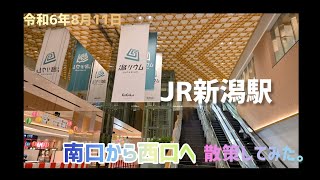 【令和6年8月11日】JR新潟駅西口方面を散策してみた。 [upl. by Nivej745]