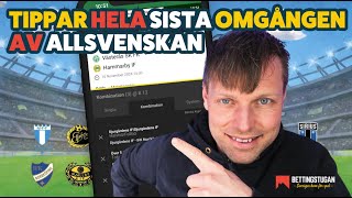 Tippar hela sista omgången av Allsvenskan 2024 [upl. by Brenton]