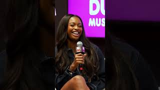 Coco Jones Talks Celebrity Crush New Music cocojones trendingshorts feedshorts [upl. by Rediah]